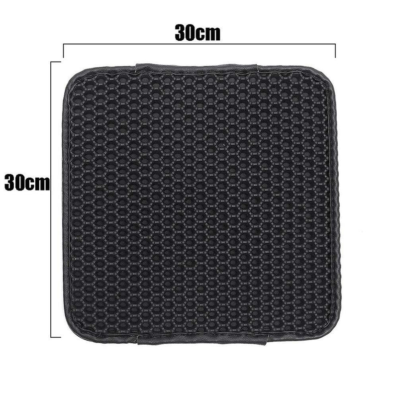 Almabner Cat Litter Mats Trapping Pads, EVA Honeycomb Double Layer Trapper Anti Slip Non Toxic Waterproof Slim Cat Litter Mat, Foldable Pad for Decentralized Control for Litter Box 30*30*0.7cm - PawsPlanet Australia