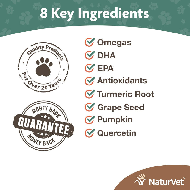 NaturVet – Skin & Coat Allergy Aid Plus Antioxidants – Supports Immune System, Skin Moisture & Respiratory Health – Enhanced with Omegas, DHA & EPA – for Dogs & Cats Aller-911 Advanced Allergy 9 ounce - PawsPlanet Australia