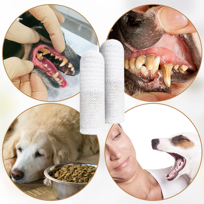 Pack of 20 dog toothbrush finger cots, reusable dog toothbrushes, pet finger toothbrush finger cots, dogs dental care, cats toothbrush, toothbrush for dogs - PawsPlanet Australia