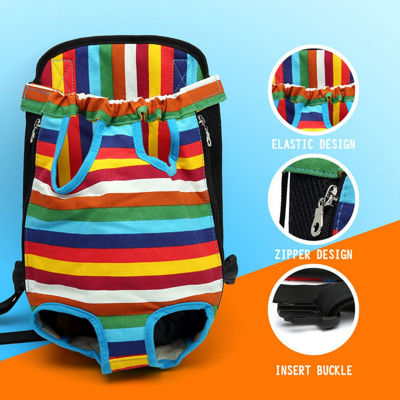 [Australia] - Budd Adjustable Pet Carrier Backpack Dog Frontpack Legs Out Travel Bag XL 