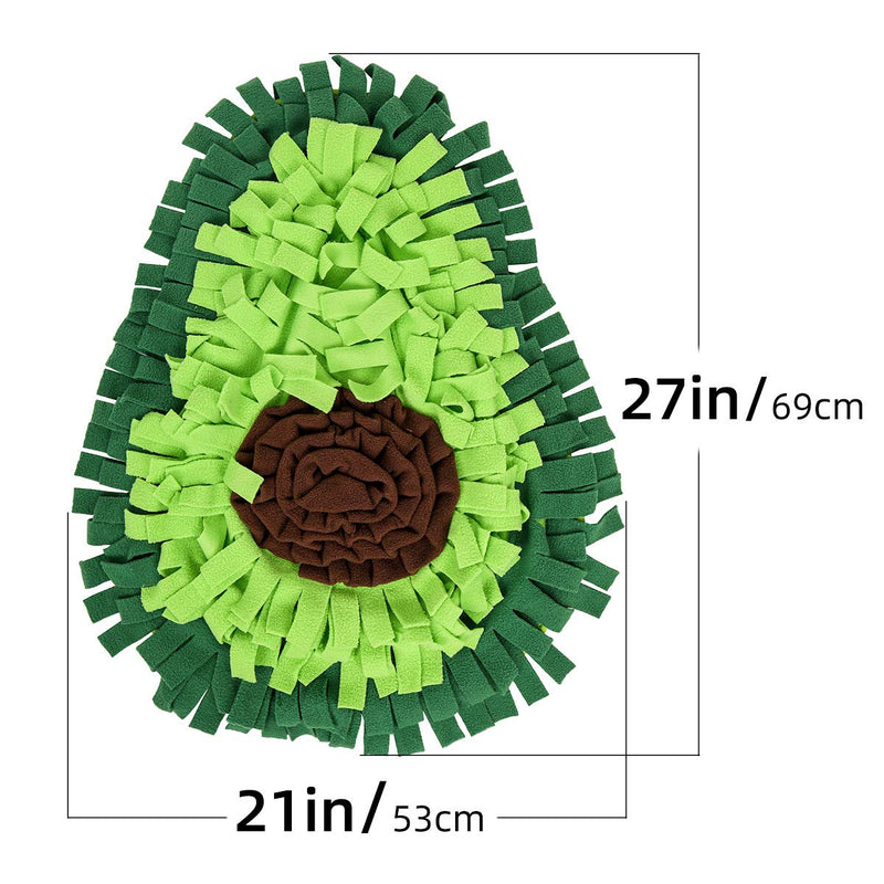 Homrich Dog Snuffle Mat,Pet Dog Feeding Mat Nosework Training Dog Slow Feeding Pad to Ncourages Natural Foraging Skills,Durable Interactive Dog Toys Interactive Food IQ Pet Puzzle Toy Stress Release - PawsPlanet Australia