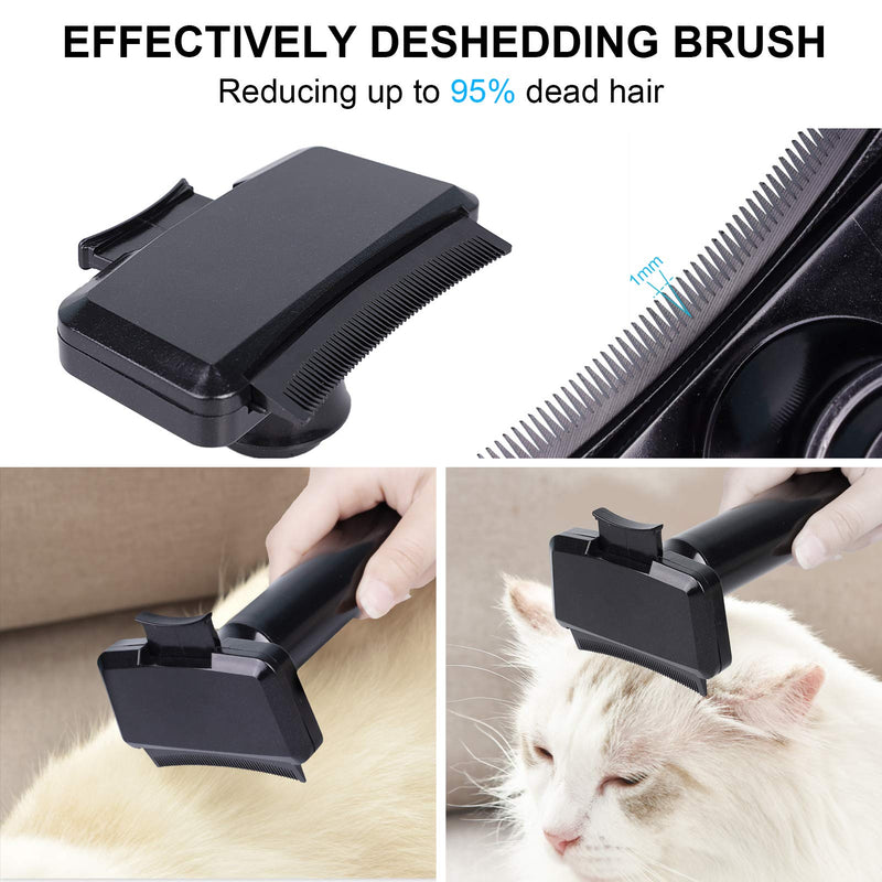 NPET Dog DeShedding Brush, Effectively Reduces Shedding Tool Grooming Brush for Dogs and Cats - PawsPlanet Australia