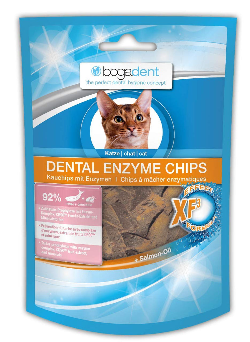 Bogadent Dental Enzyme Chips Fish Cat 50 g (pack of 1) 50 g (pack of 1) - PawsPlanet Australia
