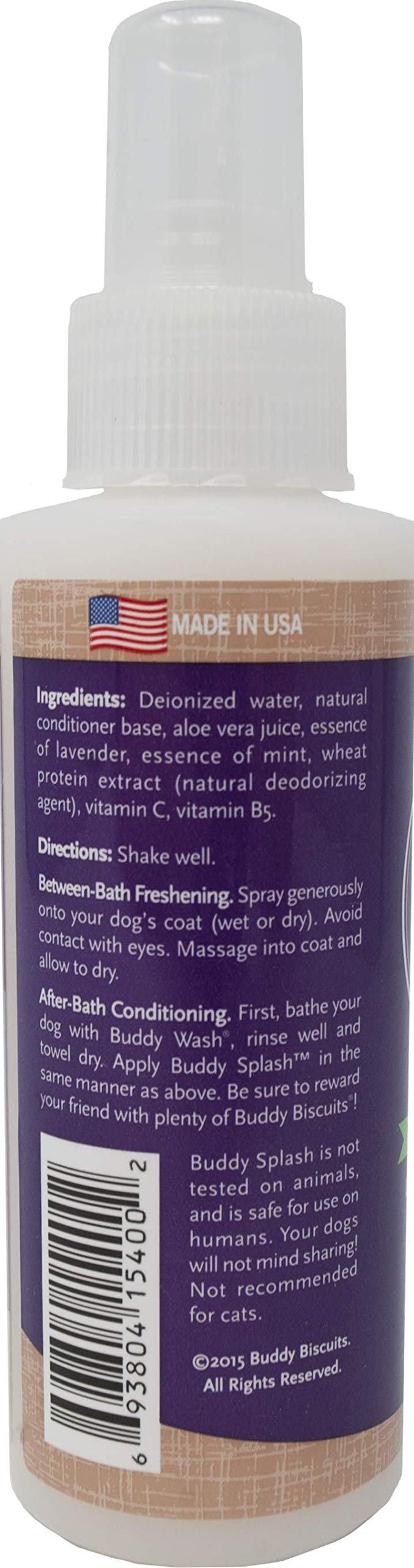 [Australia] - Buddy Wash Shampoo and Conditioner Plus Spritz Lavender Mint Dog Grooming Bundle (4-16 Ounces) 