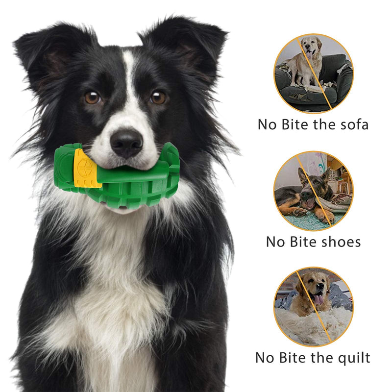 [Australia] - Lorfancy Dog Toys for Aggressive Chewers Large Breed Dogs Chew Toy Grenade Interactive Indestructible Tough Durable Toothbrush for Large Medium Small Puppy Pet 