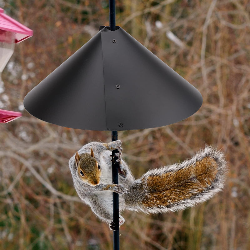 Wrap Around Squirrel Baffle,14 Inch Foldable Squirrel Guard Baffles,Universal Squirrel Proof Baffle,Protect Feeding Stations,Both Pole Mounted,Hanging Bird Feeders,Bird Feed Guard and Bird Houses - PawsPlanet Australia