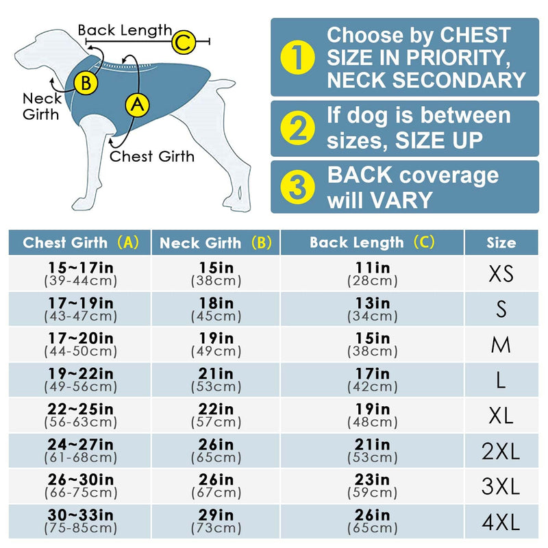 ThinkPet Dog Cold Weather Coats - Cozy Waterproof Windproof Reversible Winter Dog Jacket, Thick Padded Warm Coat Reflective Vest Clothes for Puppy Small Medium Large Dogs XS(Back 11", Chest 15-17", Neck 15") Green - PawsPlanet Australia