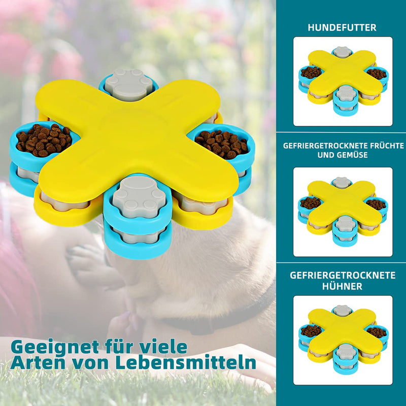 Sulie Tech Dog Toy Intelligence, Dog Toy Indestructible, Food Toy Dogs, Thinking Toy for Small, Medium and Large Dogs, Improve Dog Intelligence, Dog Food Puzzle Feeder - PawsPlanet Australia