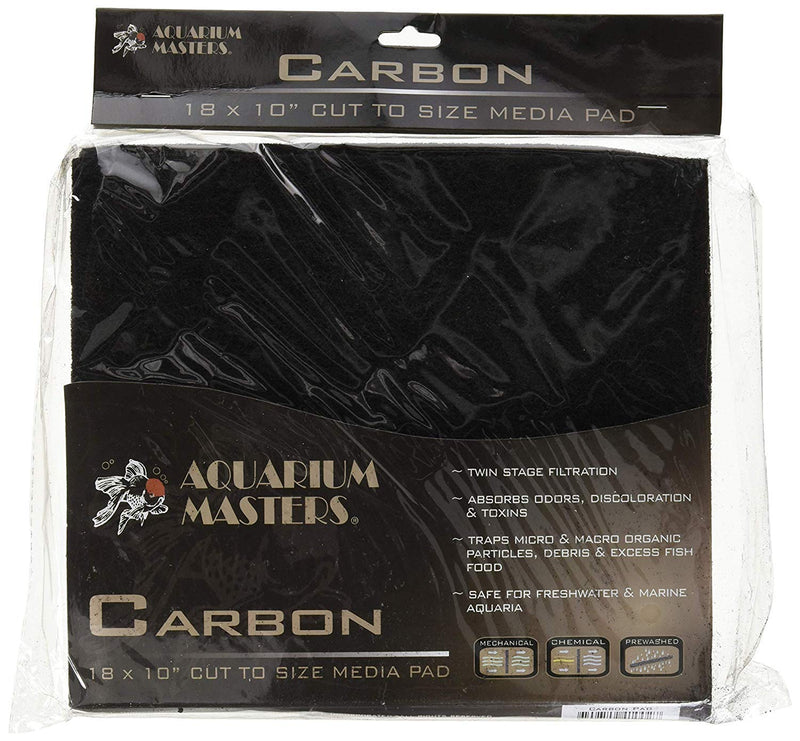 [Australia] - EA Premium Carbon Infused Filter Pad 18x10 - Cut to Fit for Aquariums and Pond 