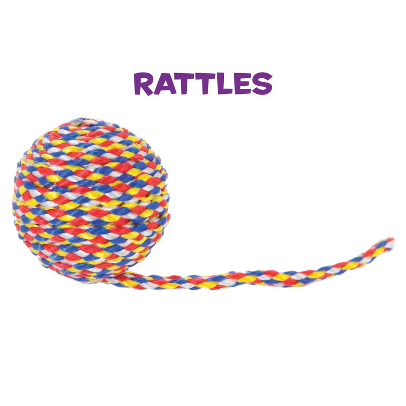 [Australia] - Jackson Galaxy Skitter Ball Natural Cat Toy Ball 