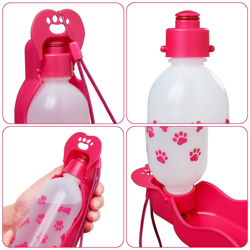 ANPETBEST Dog Water Bottle 325ML/11oz 650ML/22oz Portable Dispenser Travel Water Bottle Bowl for Dog Cat Small Animals (11oz/325ml) 11oz/325ml - PawsPlanet Australia