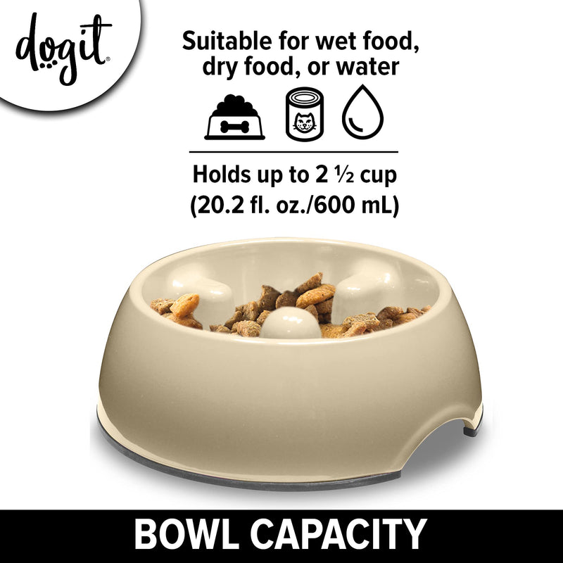 Dogit 73718 Dog Bowl Non-Slip 600 ml weiß - PawsPlanet Australia