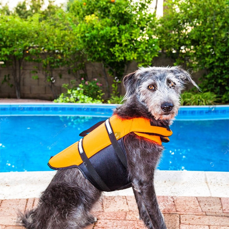 SILD Pet Life Jacket Size Adjustable Dog Lifesaver Safety Reflective Vest Pet Life Preserver Dog Saver Life Vest Coat for Swimming,Surfing,Boating, Hunting (XL, Orange) XL - PawsPlanet Australia