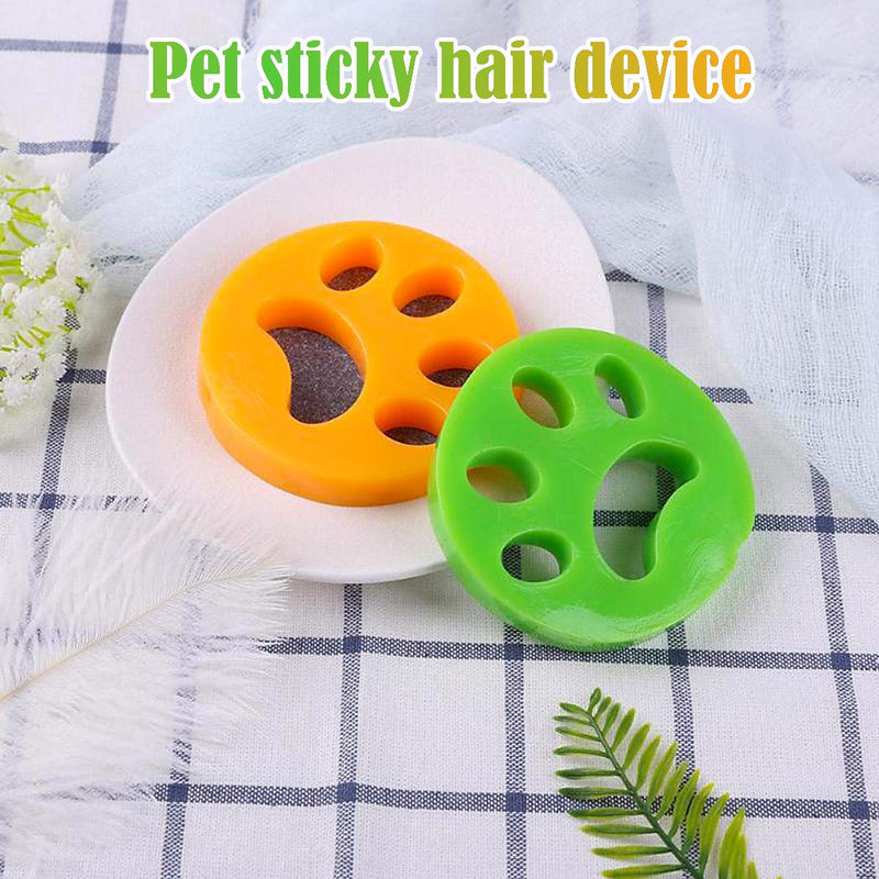 2 Pcs Pet Hair Remover,Pet Hair Remover for Laundry,Pet Hair Catcher for Washing Machine, Pet Fur Catcher for Remove Hair Skin Debris Wool Cotton Wool Pet Hair (Green) Green - PawsPlanet Australia