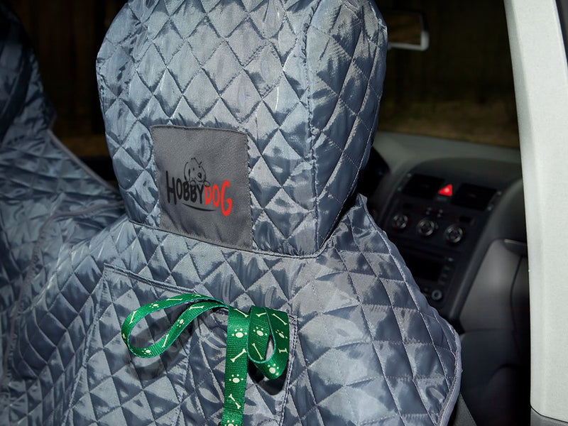 Hobbydog Standard Car Seat Cover, Large, Grey - PawsPlanet Australia