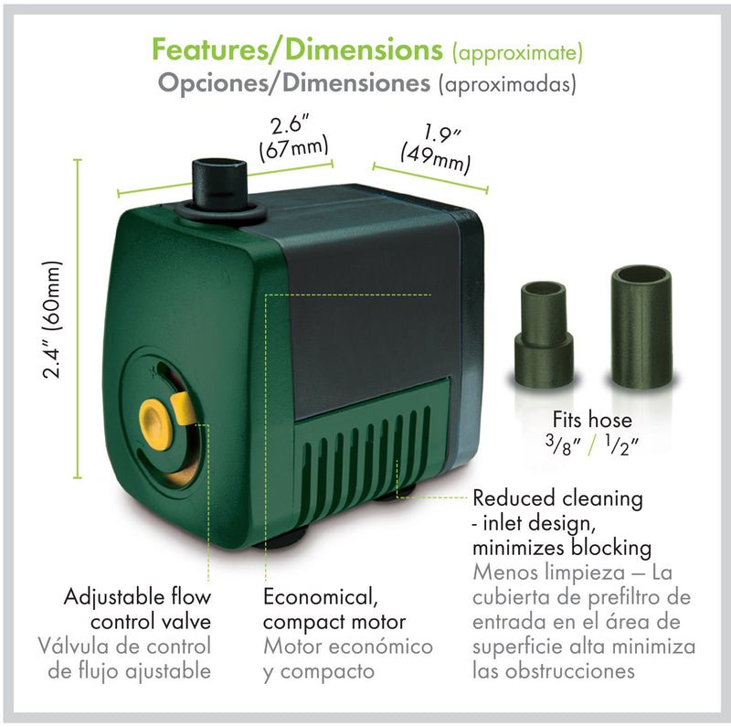 [Australia] - Aquagarden Water Pump for Ponds | Submersible Water Pump |Universal Fountain Pump 75-150 