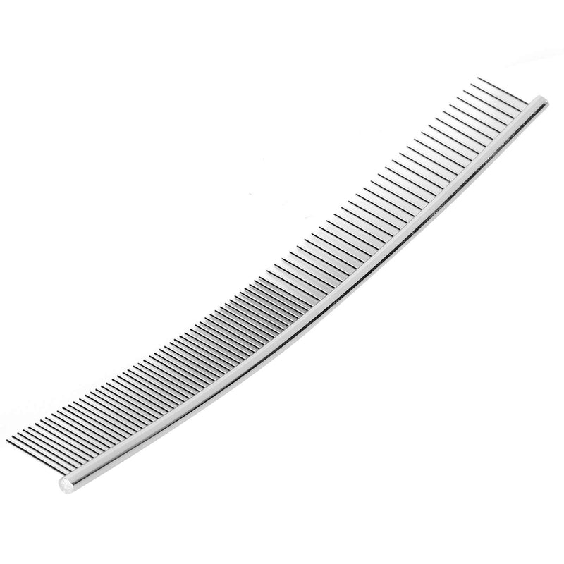 Pet Grooming Opening Knot Comb Curved Comb Pets Dogs Combs, Removal Brush Knot Comb Puppy for Pets Dogs Grooming(Half thin and half dense, curved comb) Half thin and half dense, curved comb - PawsPlanet Australia