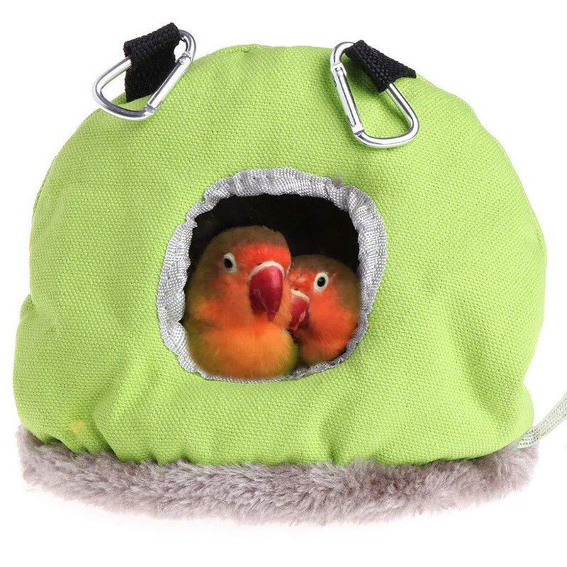 [Australia] - Winter Warm Bird Nest House Bed Hanging Tent Toy for Pet Parakeet Cockatiel Conure Cockatoo African Grey Macaw Amazon Lovebird Budgie Finch Canary Small Medium Parrot Cage Perch 