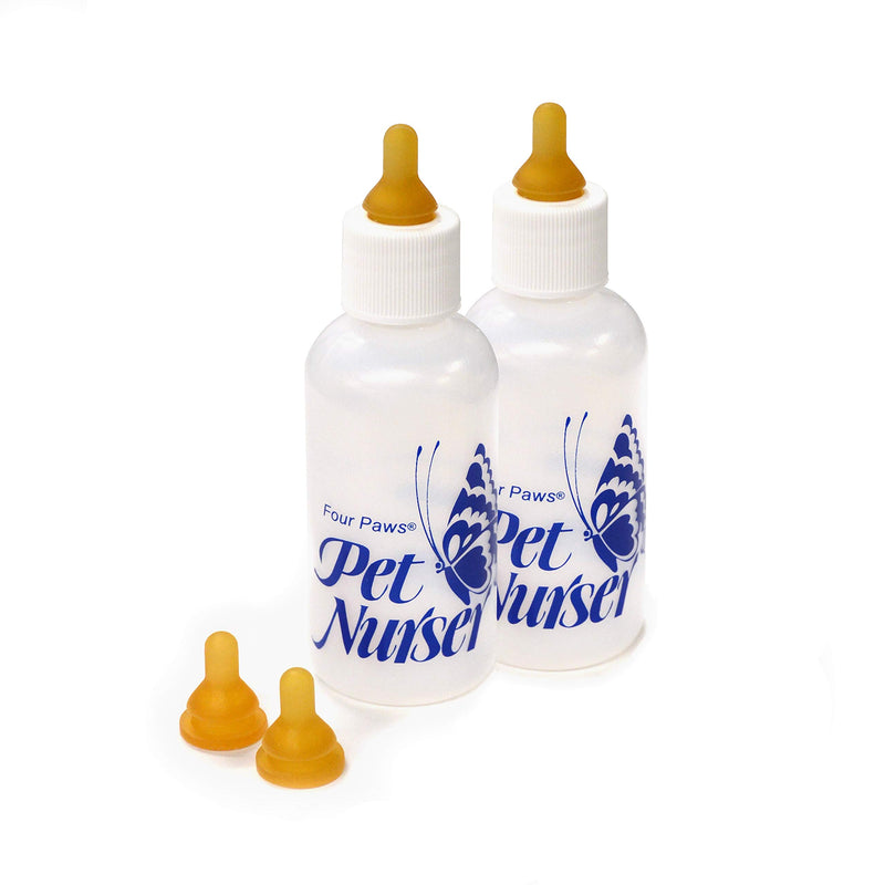 Four Paws Pet Nursing Bottle Kit 2-Pack One Size - PawsPlanet Australia