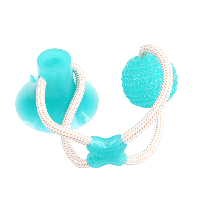 Dog Bite Toy Suction Cup Rope Toy Dog Chew Toy Pet Interactive Dog Tug Rope Ball Toy Cleaning Teeth - PawsPlanet Australia