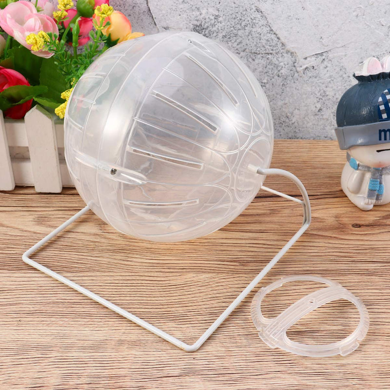 POPETPOP Hamster Exercise Ball,4-in-1 Multifunctional Hamster Running Ball-Hamster Mini Ball for Dwarf Hamster,Mouse,Syrian Hamster Ball with Stand-Clear Picture 1 - PawsPlanet Australia