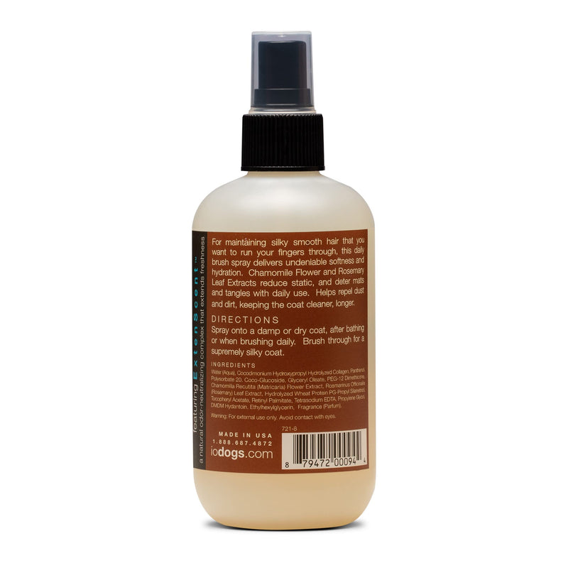 Isle of Dogs - Everyday Elements Silky Coating Brush Spray For Dogs - Jasmine + Vanilla - Daily Use Spray Detangler For A Softer, Smoother, Cleaner Coat Between Baths - Made in the USA - 8.4 Oz 8 Ounce - PawsPlanet Australia