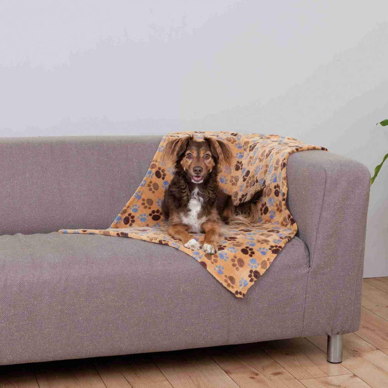 Dog Blanket With Paw Design Laslo Blanket By Trixie 150 x 100cm - PawsPlanet Australia