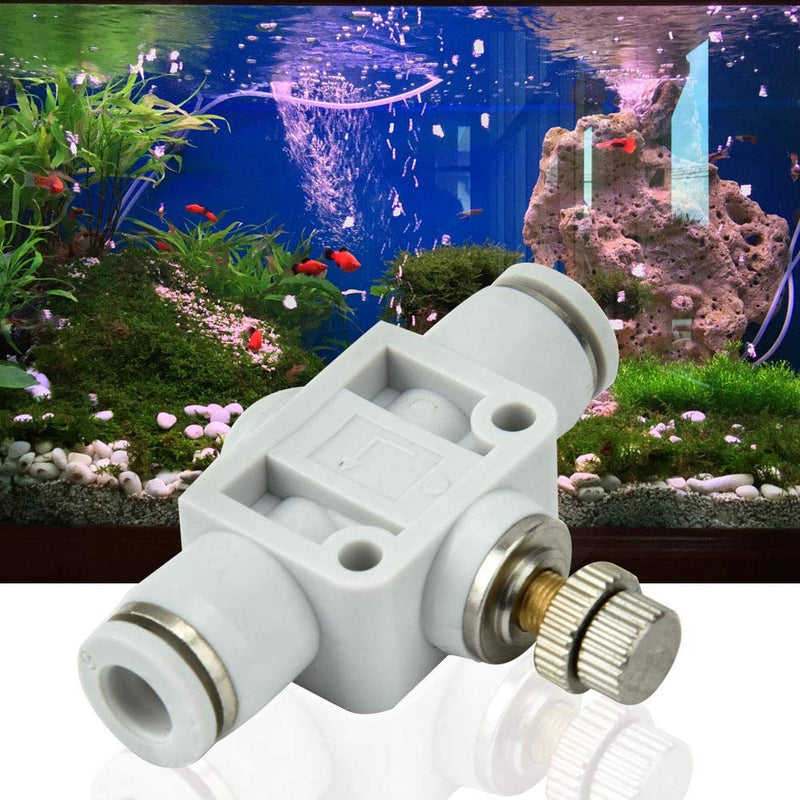 [Australia] - Yutiny Aquarium CO2 Regulator Valve Adjustable Fish Tank CO2 Fine Metering Valves Air Flow Control Valve Regulator Aquarium Supplies 