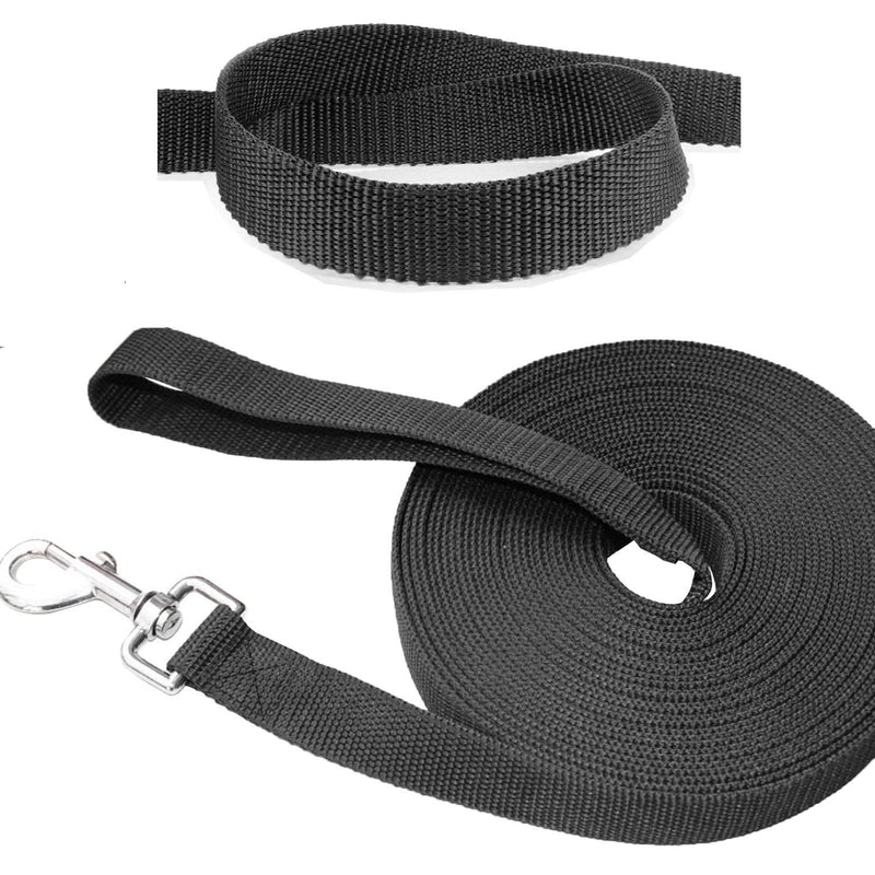 EAHOME Dog Training Lead Long Rope Cotton Nylon Webbing Recall Obedience Line Leash for Pet Long Lead For Large, Medium and Small Dogs - Great for Training, Play, Camping, or Backyard(10M) 10M - PawsPlanet Australia