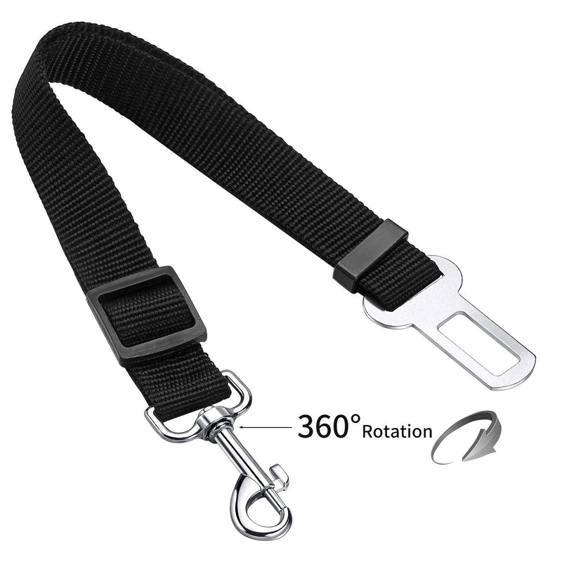 Pet Seat Belt, Pack of 2 Car Seat Belt for Dogs, Puppy Accessories, Pet Car Seat Belt with Adjustable Length and Nylon Fabric, Improved Dog Car Harness - PawsPlanet Australia