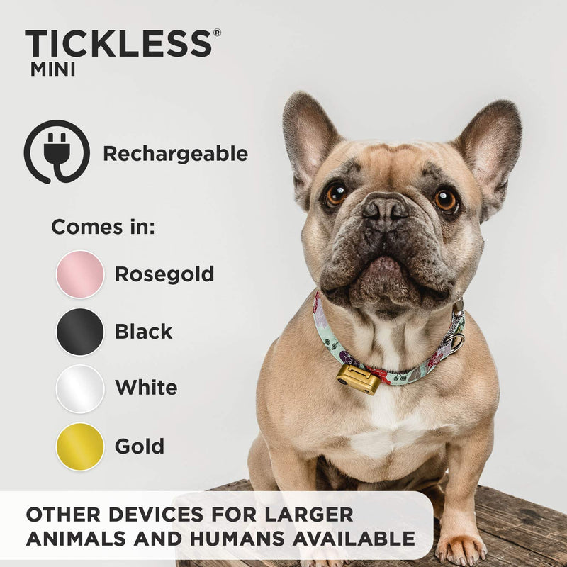 Tickless Mini Dog – Ultrasonic, Natural, Chemical-Free tick and flea Repeller – White - PawsPlanet Australia