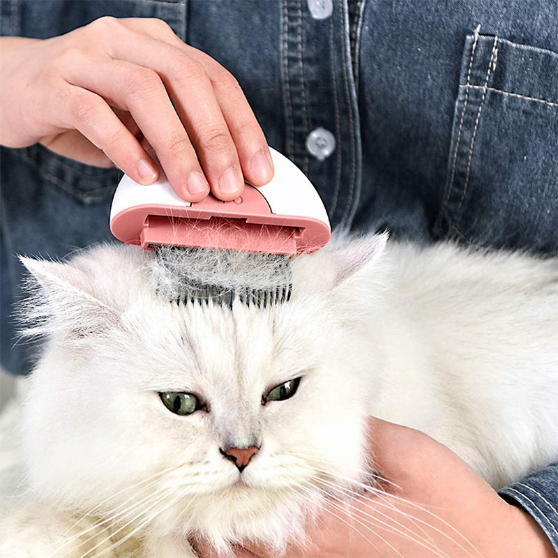 [Australia] - N/N Cat Brush for Long Short Haired Cats,2 in 1 Deshedding & Massage Comb for Your cat,for Shedding and Grooming Puppy Effectively Remove Shedding Mats, Tangled Hair, Dander & Dirt 