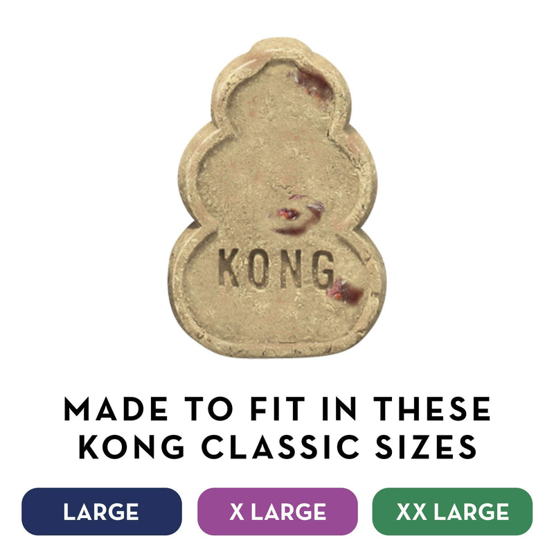 KONG - Snacks - All Natural Dog Treats (Best used with KONG Rubber Toys) - Bacon and Cheese Biscuits - For Large Dogs 312 g (Pack of 1) - PawsPlanet Australia