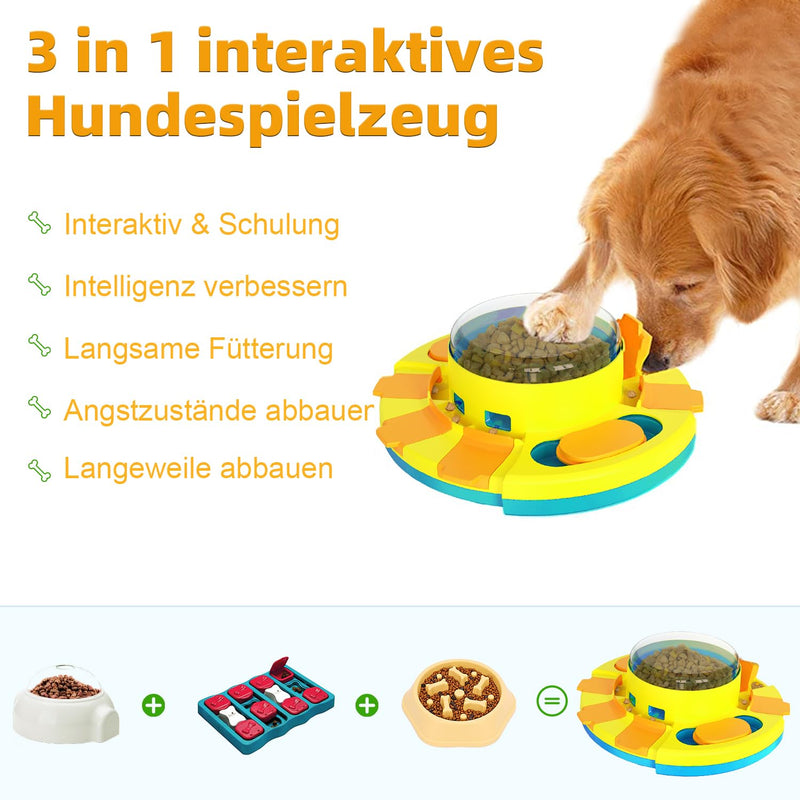 Dufuso dog toy intelligence, dog intelligence toy for dogs small/medium/large dogs toy intelligent level 2 (medium) A-blue - PawsPlanet Australia