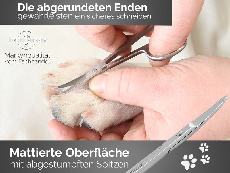 Paw scissors, small fur scissors, dog scissors, 9 cm, dog hair scissors - PawsPlanet Australia