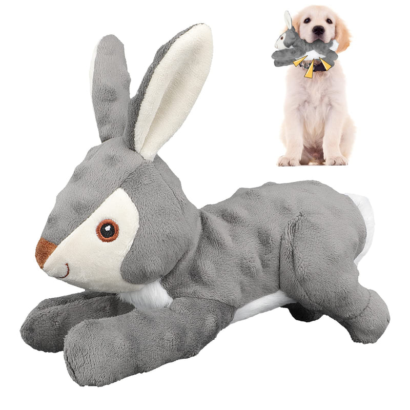 YUEPET Squeaky Dog Chew Toys, Bunny Plush Dog Toys for Cleaning Teeth, Durable Stuffed Dog Toys with Crinkle Paper for Puppies Small Medium Dogs - PawsPlanet Australia