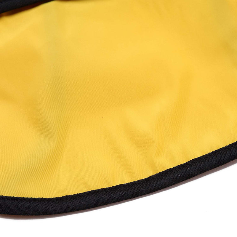 SMALLLEE_LUCKY_STORE Waterproof Dog Raincoat with Hood Pet Rain Jacket with Harness Leash Hole Reflective Band Lightweight Adjustable Slicker Poncho Rainwear for Small Medium Large Dogs,Yellow XL Yellow - PawsPlanet Australia