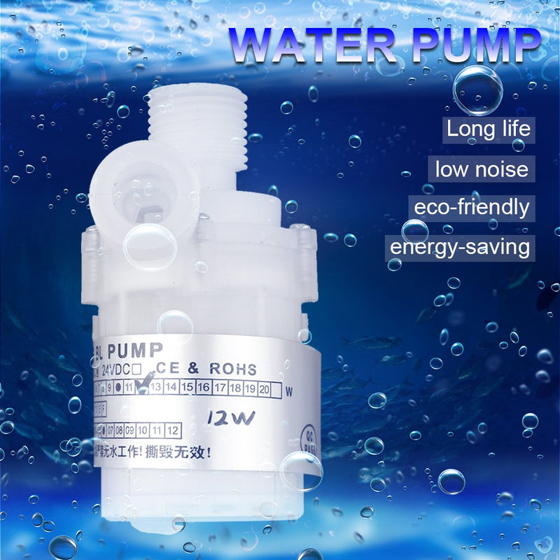 [Australia] - DC 12V Fresh Water Pump 7.5L / M Submersible Water Pump 3.5m Lift Head for Aquarium, Fountain, Medical Equipment, etc 