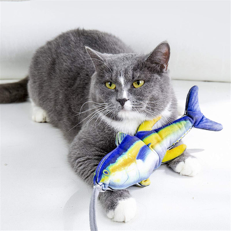 YW sweenaly Funny Cat Toy Cat Toys Interactive Toys (fish cat toy) fish cat toy - PawsPlanet Australia