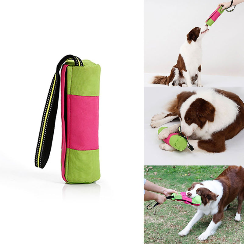 [Australia] - Uheng Dog Treat Training Pouch, Pet Snack Dummy Bag with Waist Belt, Durable Play Toys, Easily Carries Pet Toys, Kibble, Treats, Keys - Pink 
