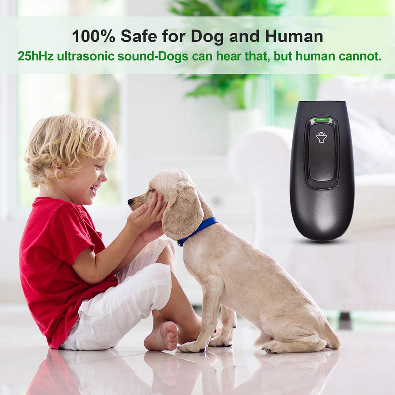 Anti Barking Control Device, 16.4 Feet Handheld Ultrasonic Dog Bark Deterrent, Safe Stop Barking Training Device for Small Medium and Large Dogs - PawsPlanet Australia