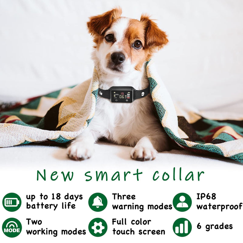 Bark Collar, Metkiio No Bark Collar for Small Medium Large Dogs,High Sensitive Anti Bark Collar with Touch Screen - PawsPlanet Australia