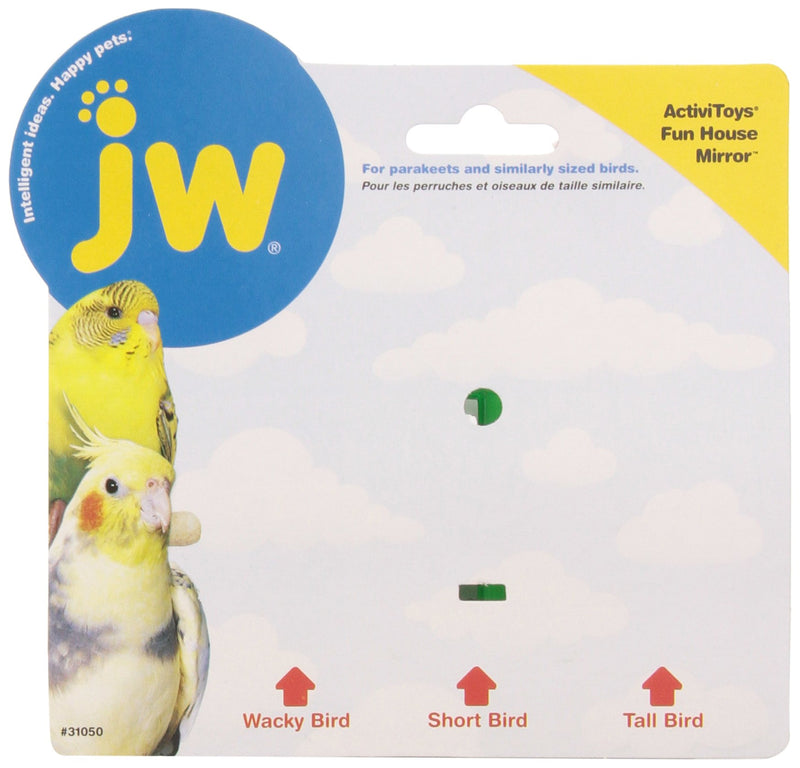 [Australia] - JW Pet Company Activitoys Fun House Mirror Bird Toy, Colors may Vary 