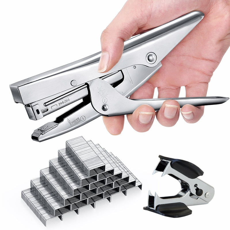 Stapler Metal Stapler with 1000 Staples and Remover Spider Monkey Set 20 Sheets Capacity Full Office Size Stapler - PawsPlanet Australia