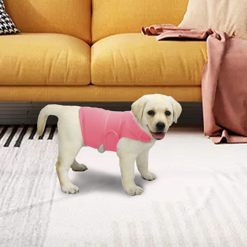 [Australia] - KittyStar Breathable Thunder Shirts for Dogs, Dog Anxiety Vest Jacket Warp,Puppy Calming Coat Anxiety Relief,Pink S 