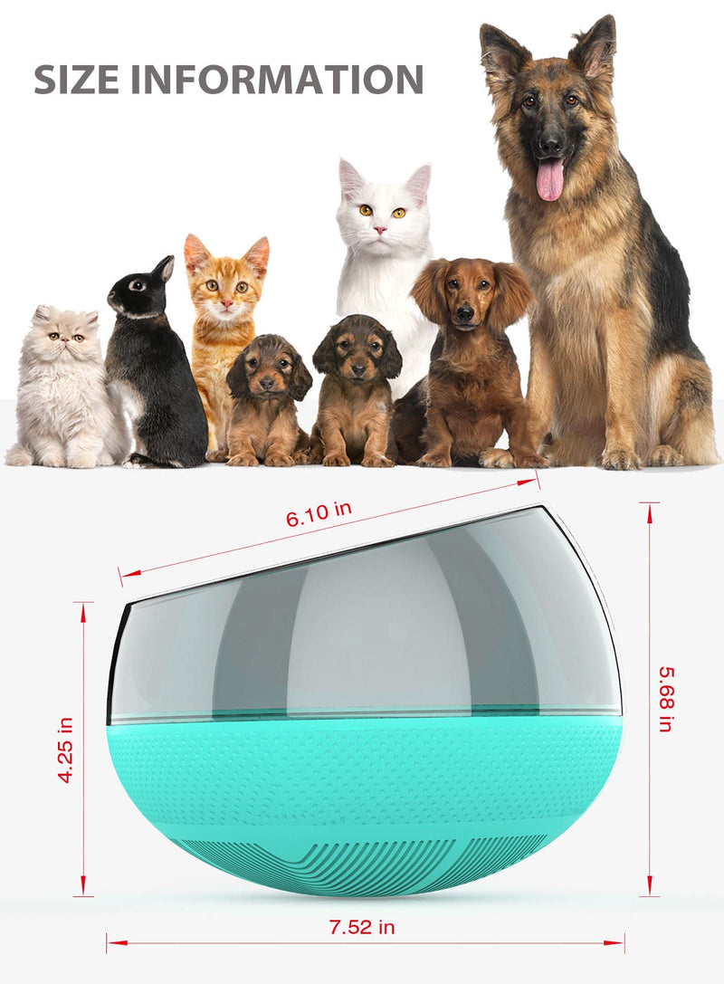 N / A Slow Feeder Dog Bowls, Food Bowl No Spill Tumbler Roly Poly Maze Puzzle for Puppies Cat Large Small Fast Eaters (blue) blue - PawsPlanet Australia