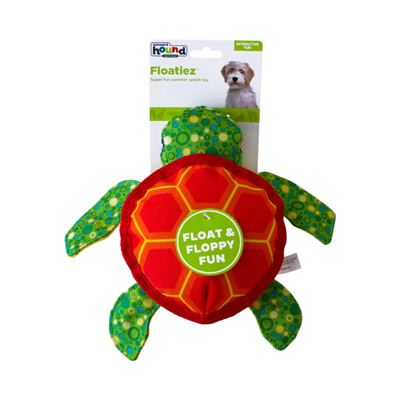 [Australia] - Outward Hound Floatiez Dog Toy - Floating Fetch Pool Toy, Great for Summer Water Fun Turtle 