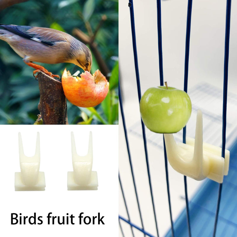 [Australia] - Deloky 15 Packs Bird Parrot Swing Chewing Toys- Natural Wood Hanging Bell Bird Cage Toys Suitable for Small Parakeets, Cockatiels, Conures, Finches,Budgie,Macaws, Parrots, Love Birds Natural 15pcs 
