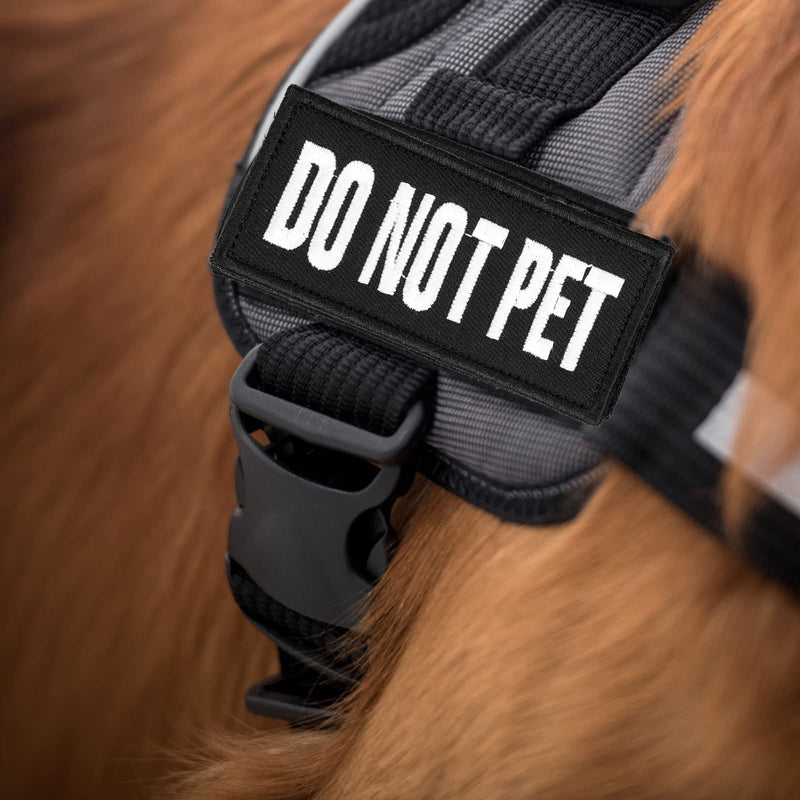 Cobee Dog Embroidered Tactical Patches for Dog Harness, 6pcs Dog Vest Removable Tactical Magic Sticker Patches for Service Dog Badges in Training - PawsPlanet Australia