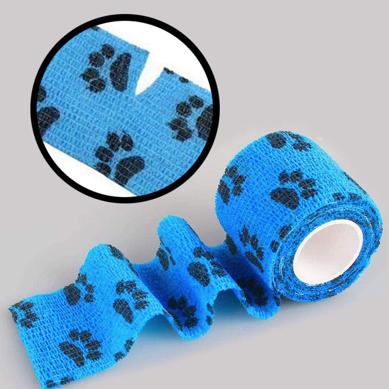 8 rolls of self-adhesive bandages for pets self-adhesive elastic bandages for pets Wound wound bandages for pets wrapped bandages breathable pet bandages - PawsPlanet Australia